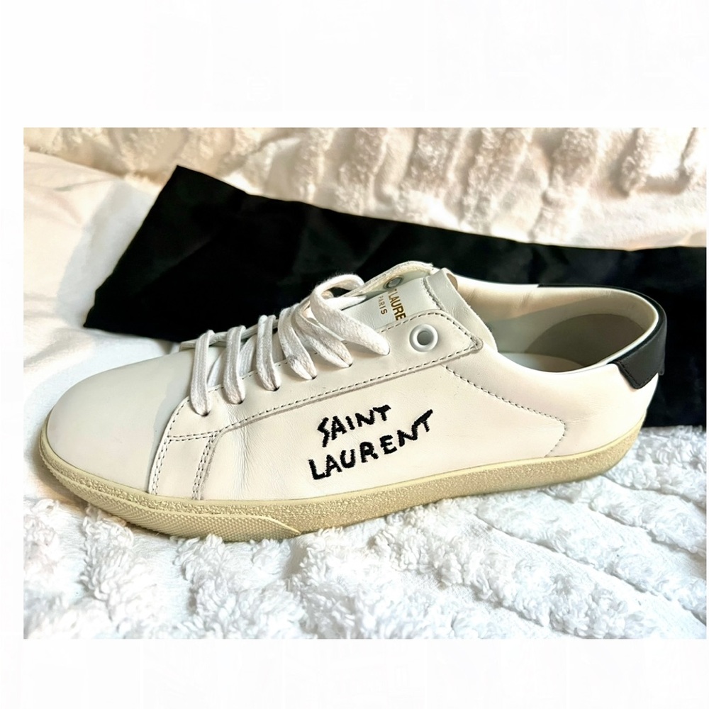 Saint Laurent leather sneakers - Picture 3 of 6